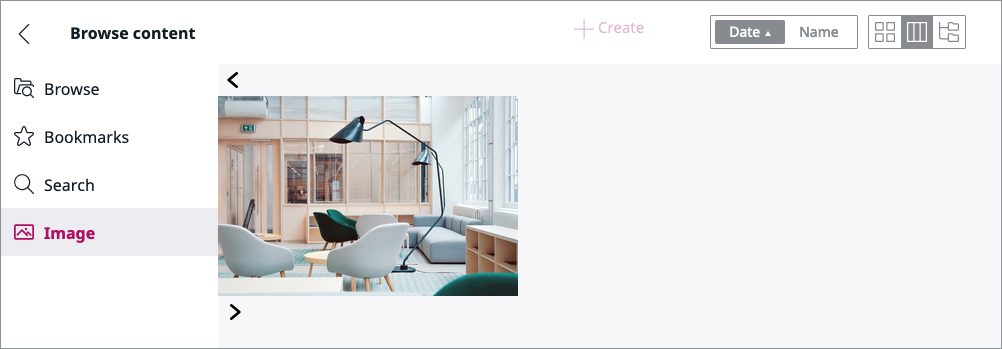 Image tab in UDW