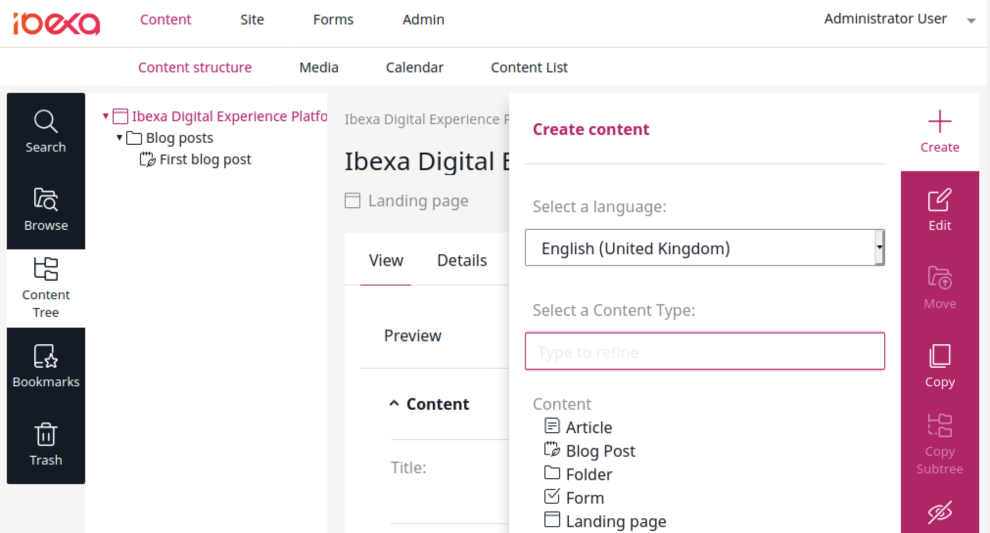 Creating a Blog Post