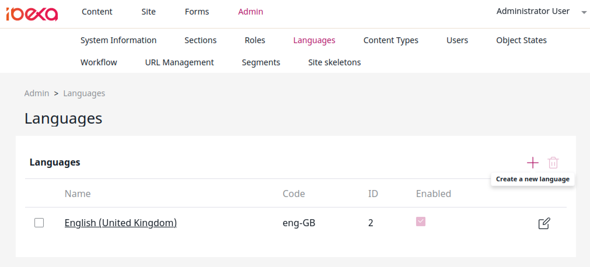 Creating a language