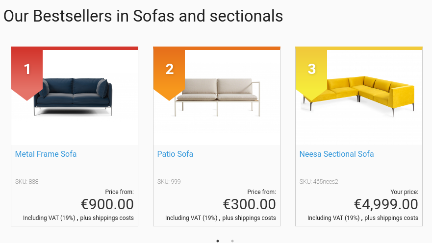 Bestsellers in product category