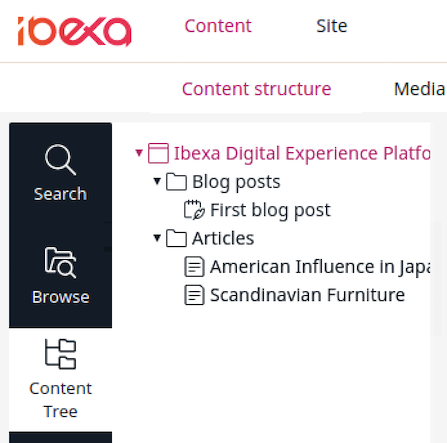 Content Tree