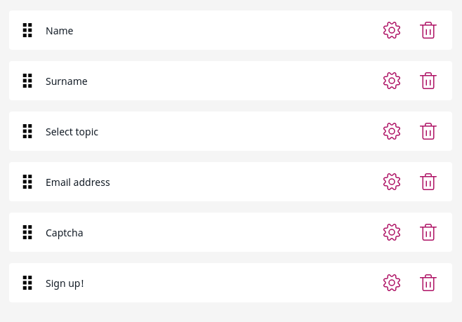 Adding Fields to Newsletter Form