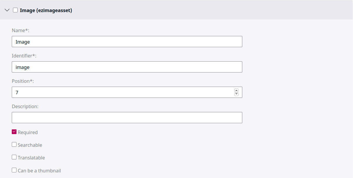 New image Field in the Article Content Type